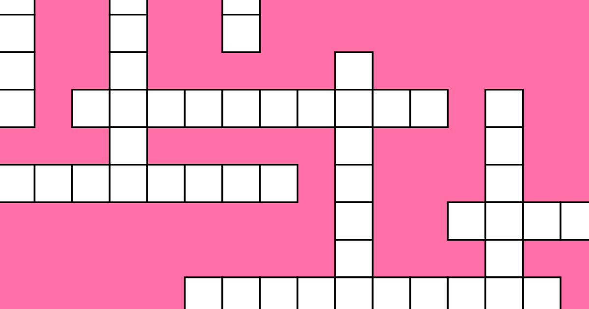 A Much Easier Crossword Glass
