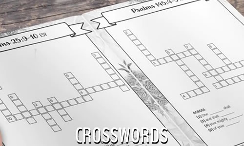 BIBLE CROSSWORD BOOKS Bible Puzzle Books