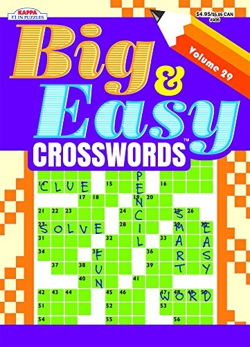Big Easy Crosswords Puzzle Book Kappa Books Publishers 