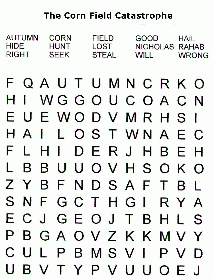 Crossword Missing Letters