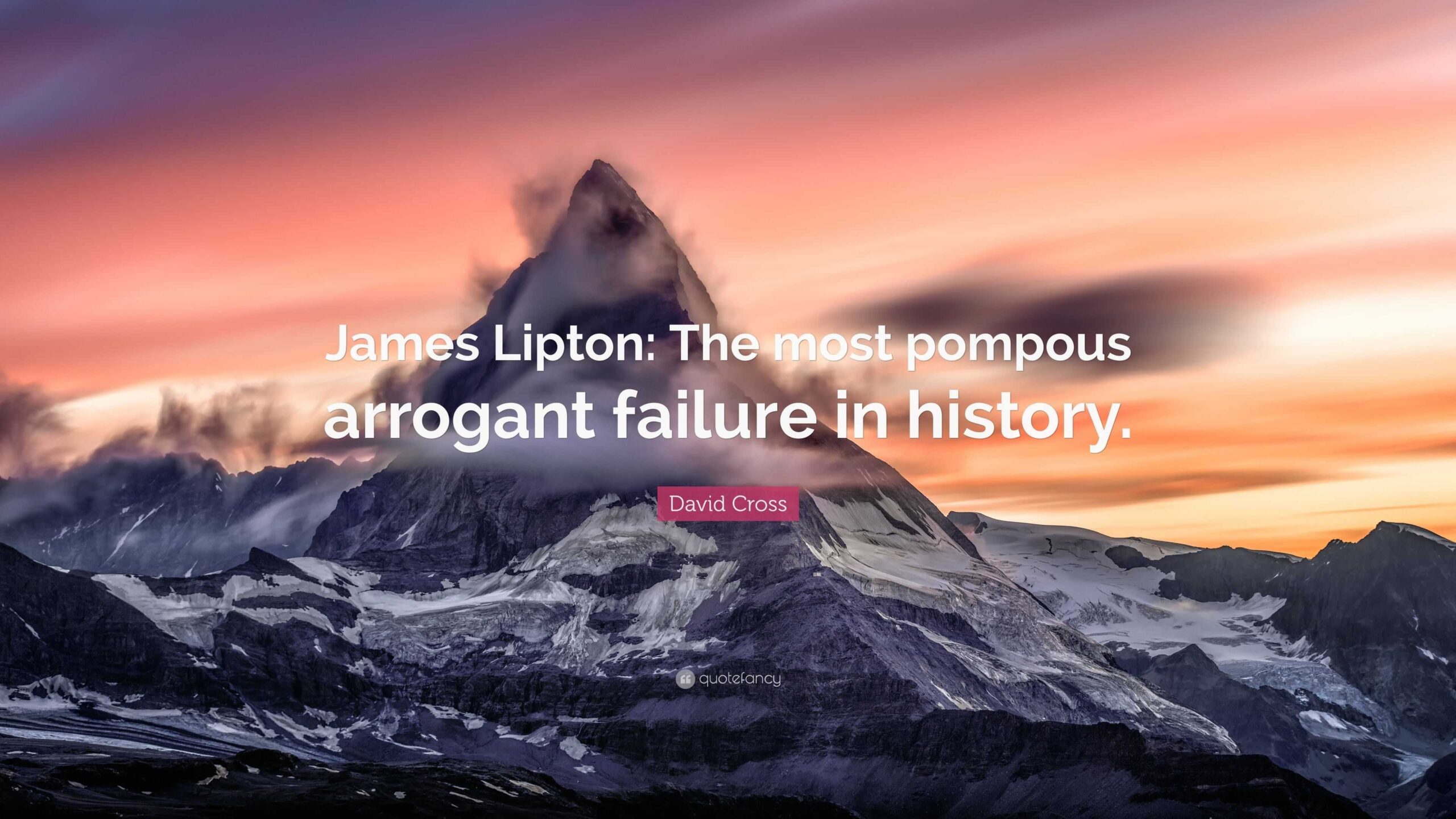 David Cross Quote James Lipton The Most Pompous Arrogant Failure In 