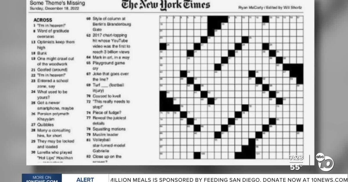 Fact Or Fiction New York Times Crossword Puzzle Resembles Swastika 