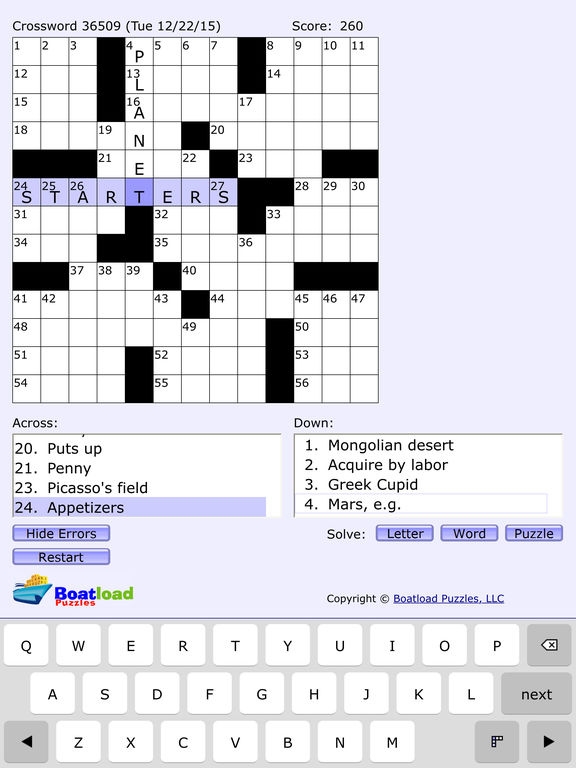 Free Online Crossword Puzzles Boatload Mary Crossword Puzzles