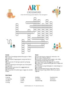 Free Weather Crossword Printable