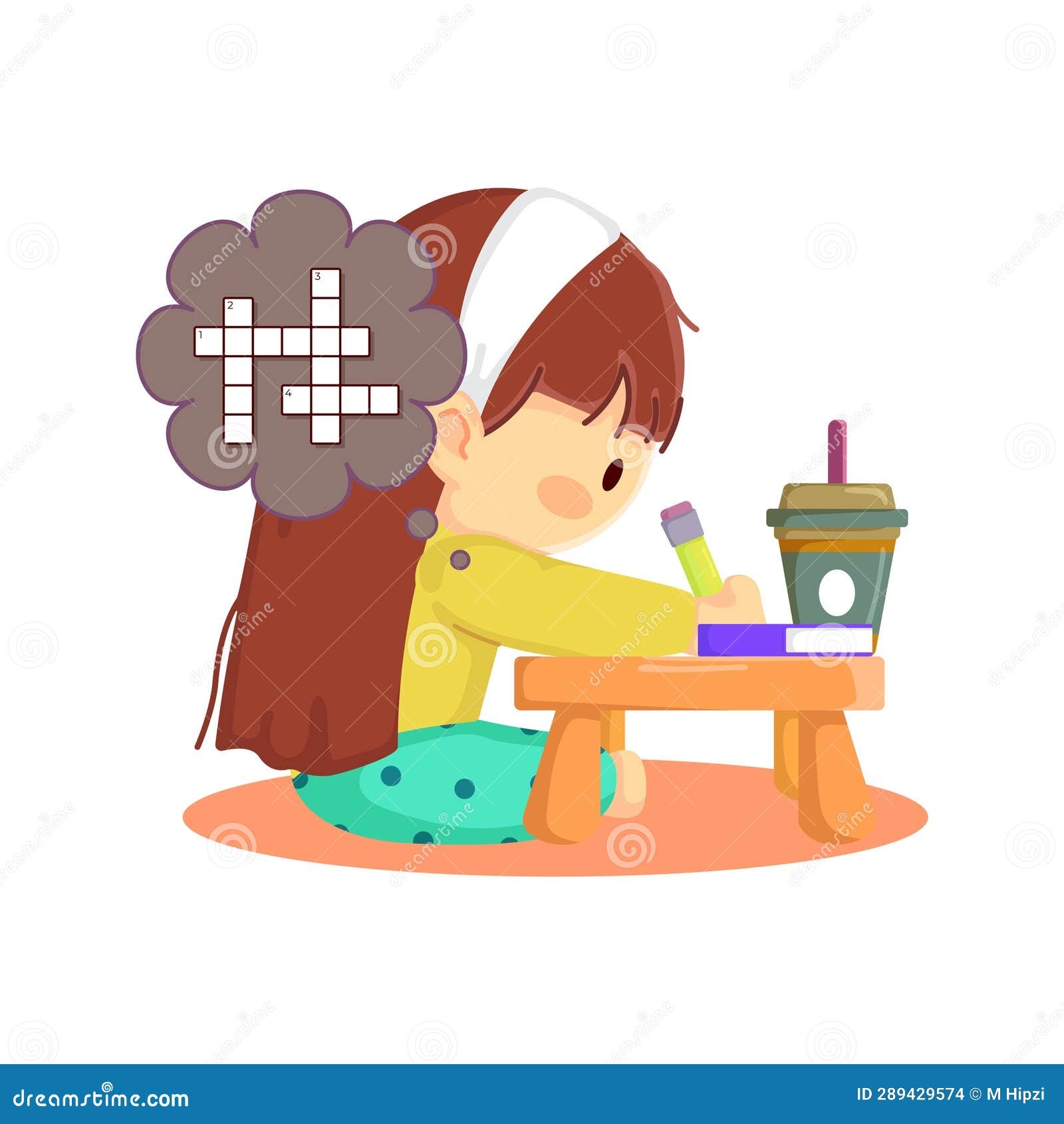 Girl Filling station Attendant Stock Image CartoonDealer 75295183