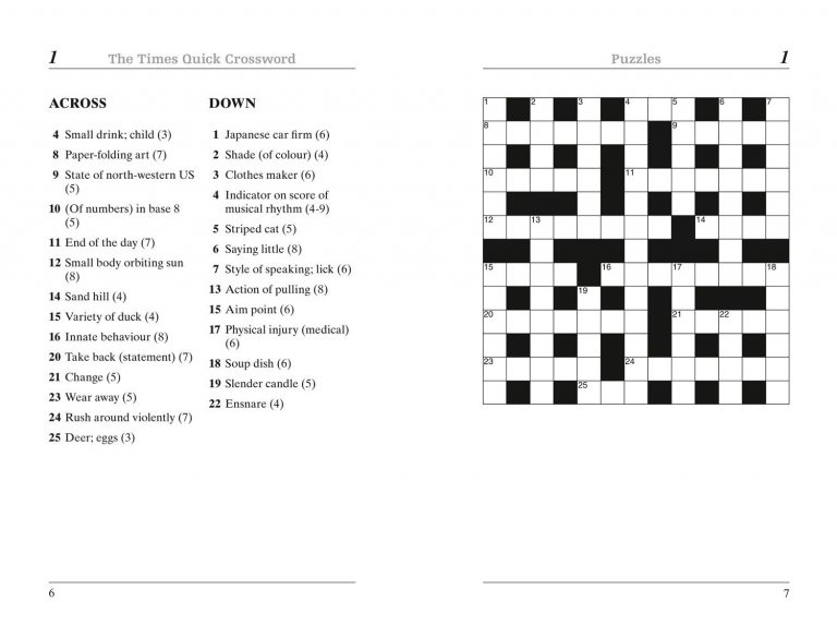 Golf Term Crossword Clue Elegant The Times Quick Crossword Book 19