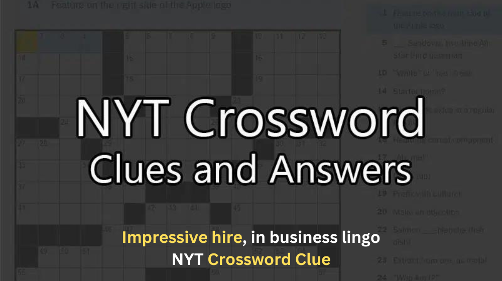 Impressive Hire In Business Lingo NYT Crossword Clue