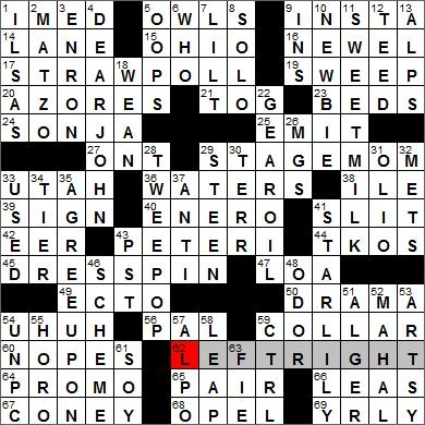 LA Times Crossword Answers 8 4 11