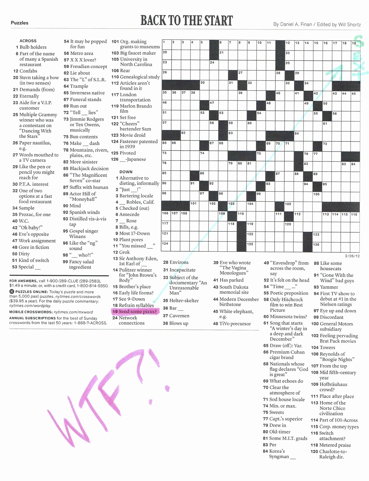 May 14 2025 Nyt Crossword Answers Elias I Thorsen