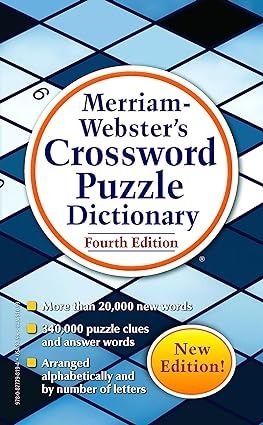 Merriam Webster s Crossword Puzzle Dictionary