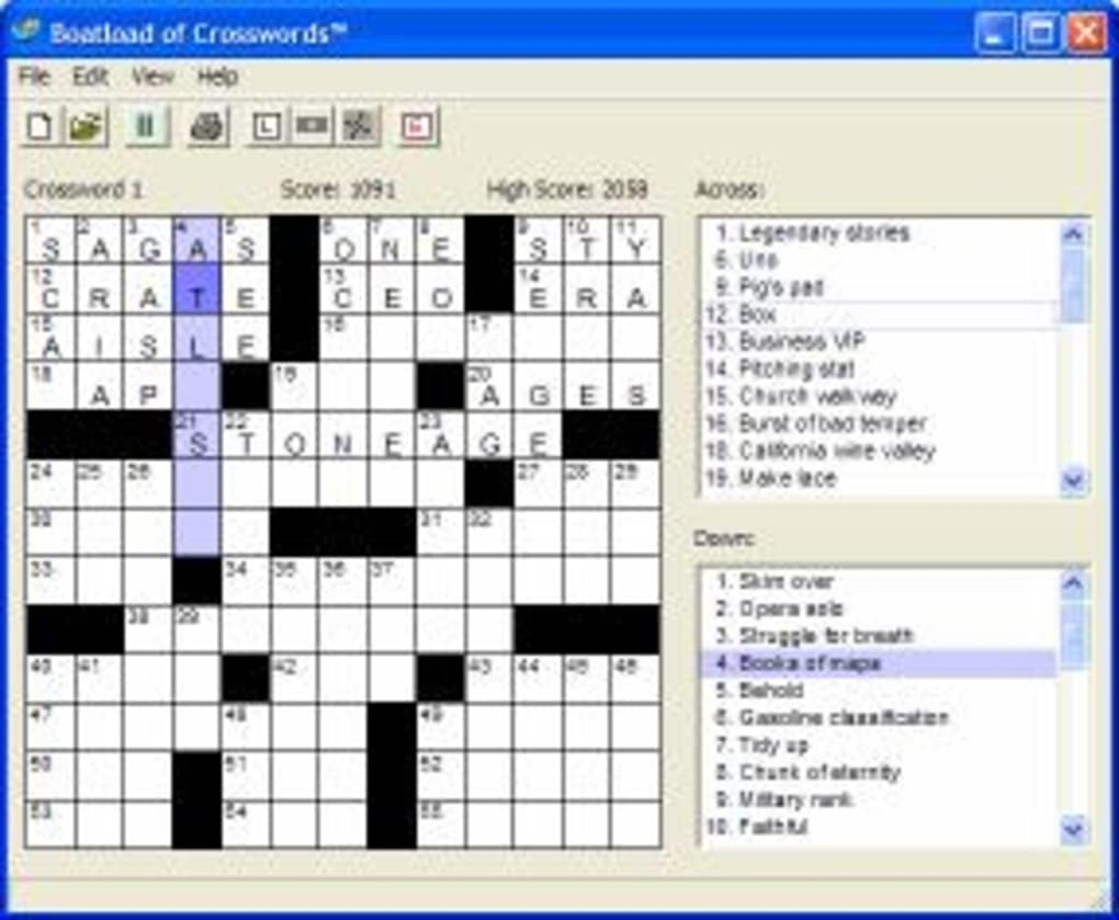 Printable Boatload Crossword Puzzles Printable Crossword Puzzles 