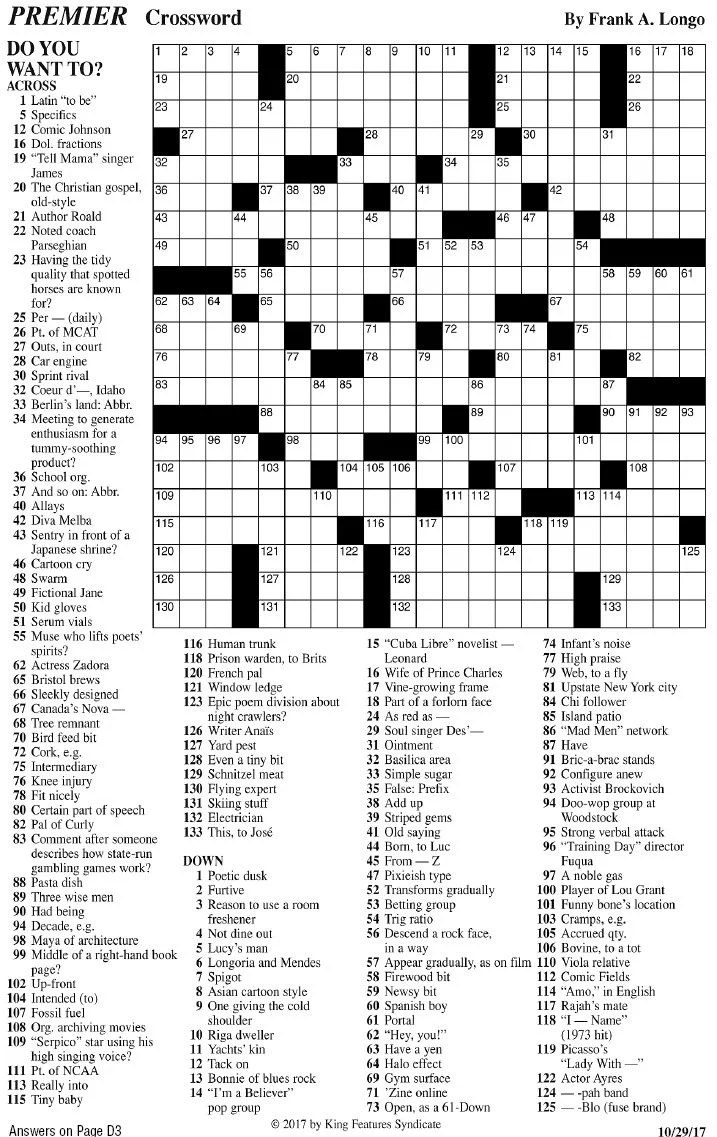 Printable Challenging Crossword Puzzles Ataglance Printable Calendar
