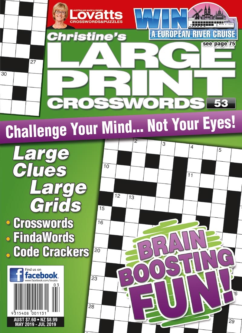 Printable Lovatts Crosswords Printable Crossword Puzzles