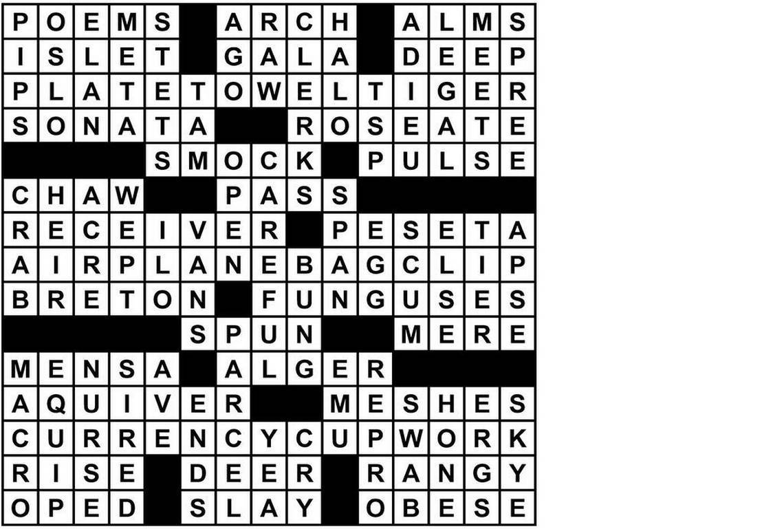 Printable Universal Crossword Printable Crossword Puzzles