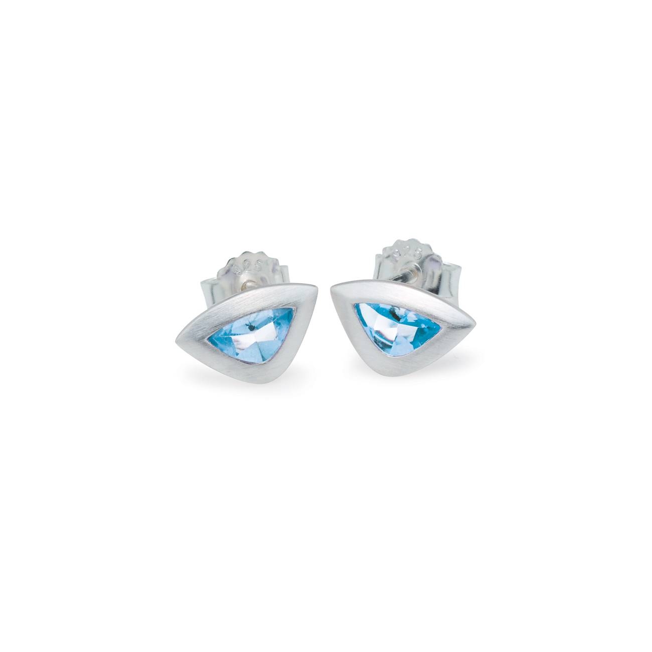 South Atlantic Blue Topaz Mini Studs Daniel Bentley