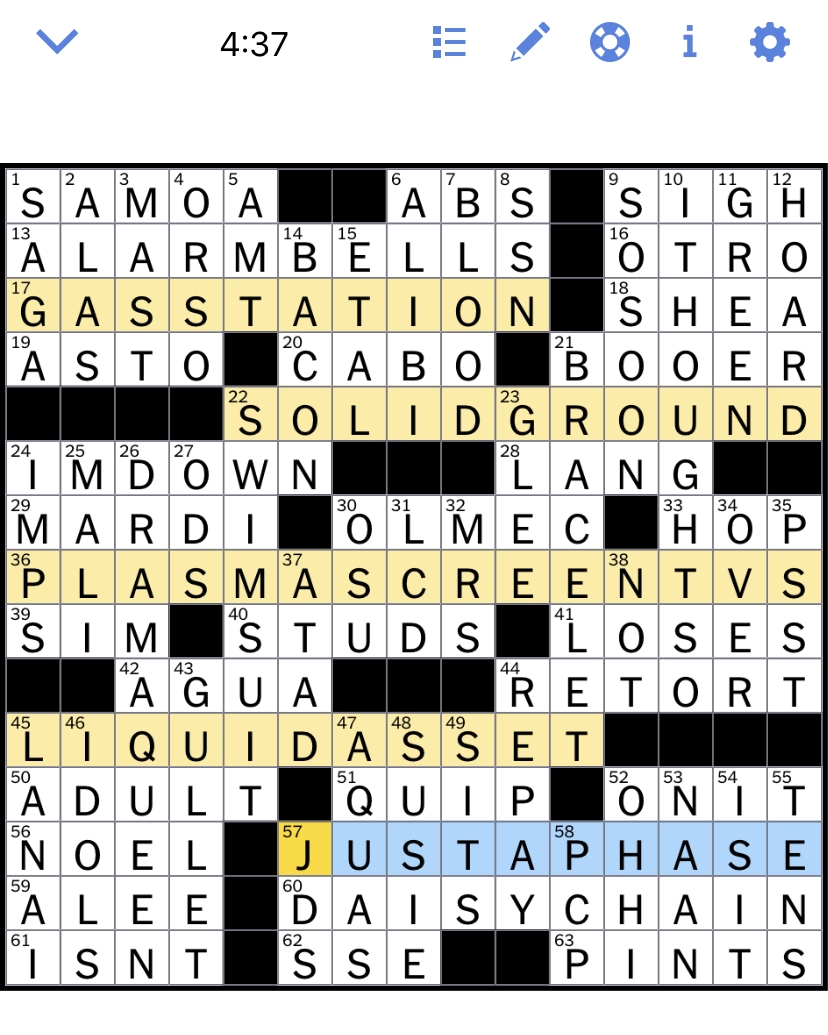 The New York Times Crossword Puzzle Solved Monday 39 s New York Times 
