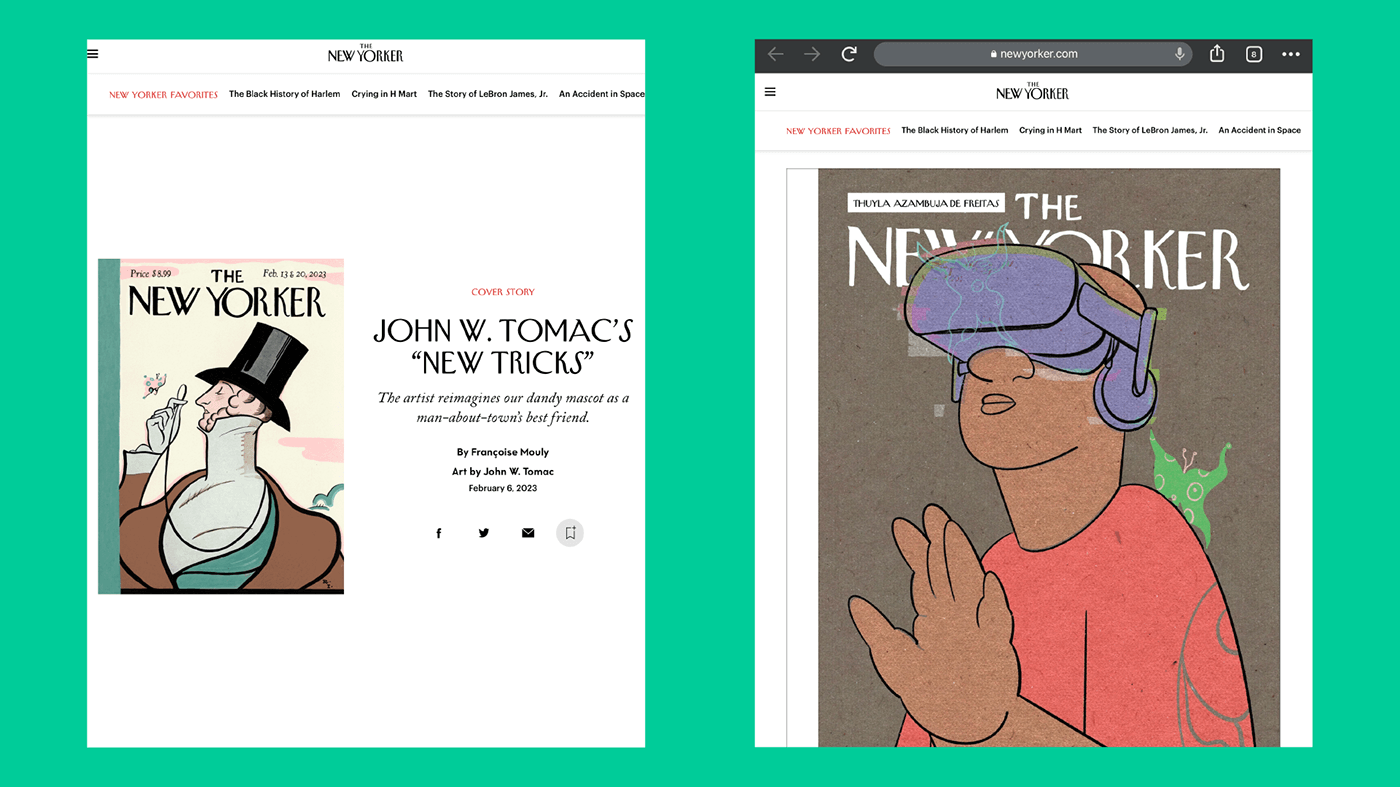 The New Yorker Mag Behance