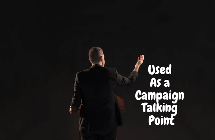 Used As A Campaign Talking Point Crosswords