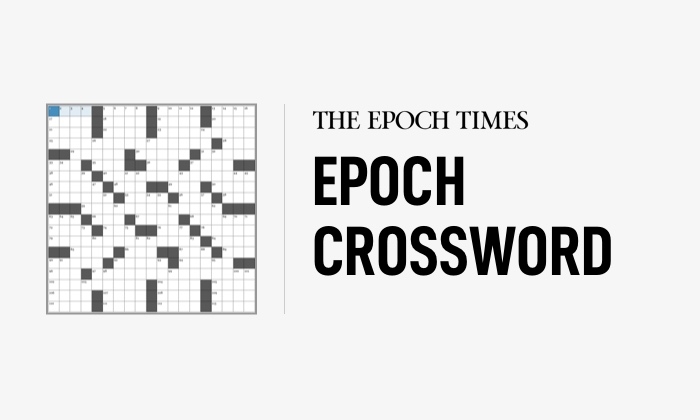Wednesday June 16 2021 Epoch Crossword The Epoch Times