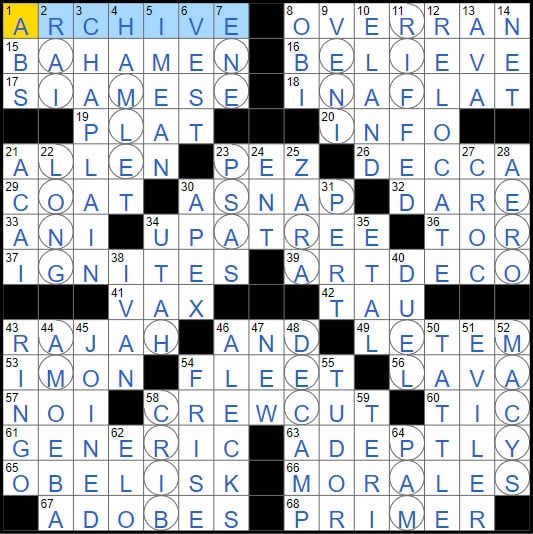 What Do Circles In A Crossword Mean Try Hard Guides