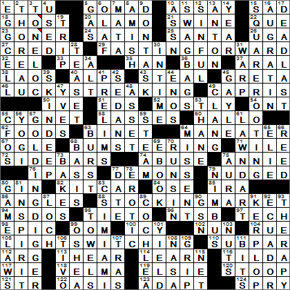 0925 16 New York Times Crossword Answers 25 Sep 16 Sunday 