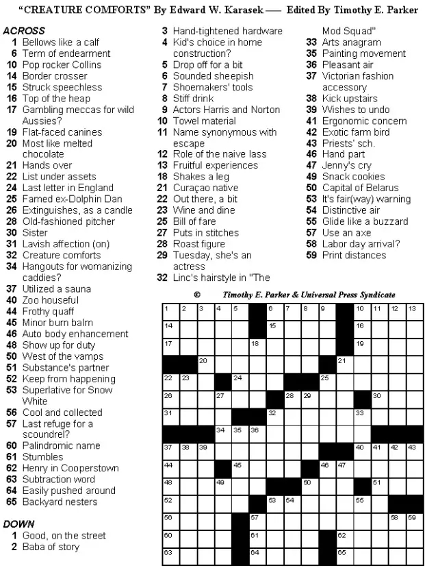 15 Hard Crossword Puzzles For You To Solve