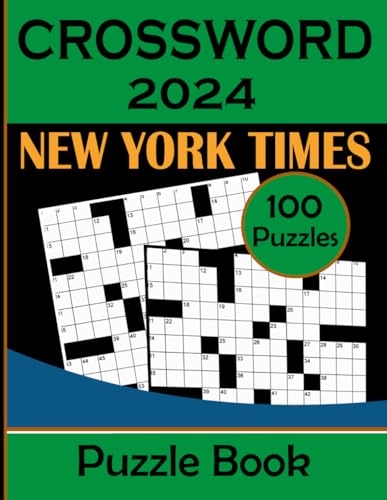 2024 New York Times Crossword Puzzle Book Large Print Crossword Puzzle 