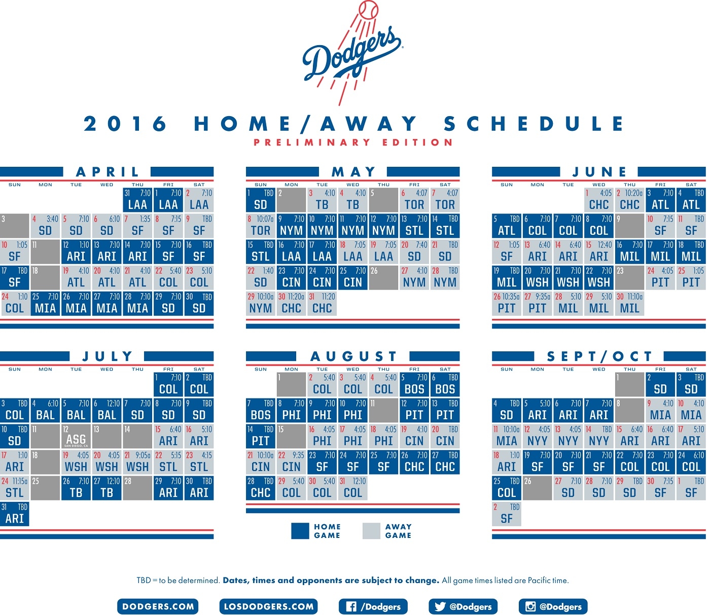 2025 Los Angeles Dodgers Schedule Patricia S Poitra