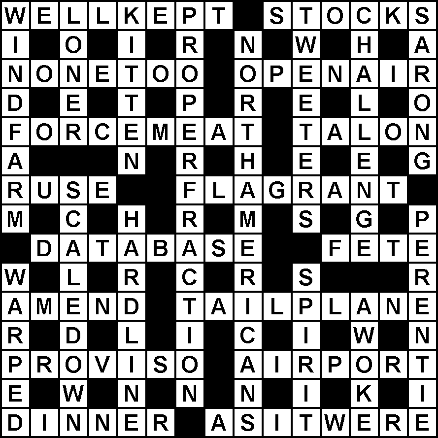 AFR Cryptic 1 6 2024 Solution Australian Crosswords