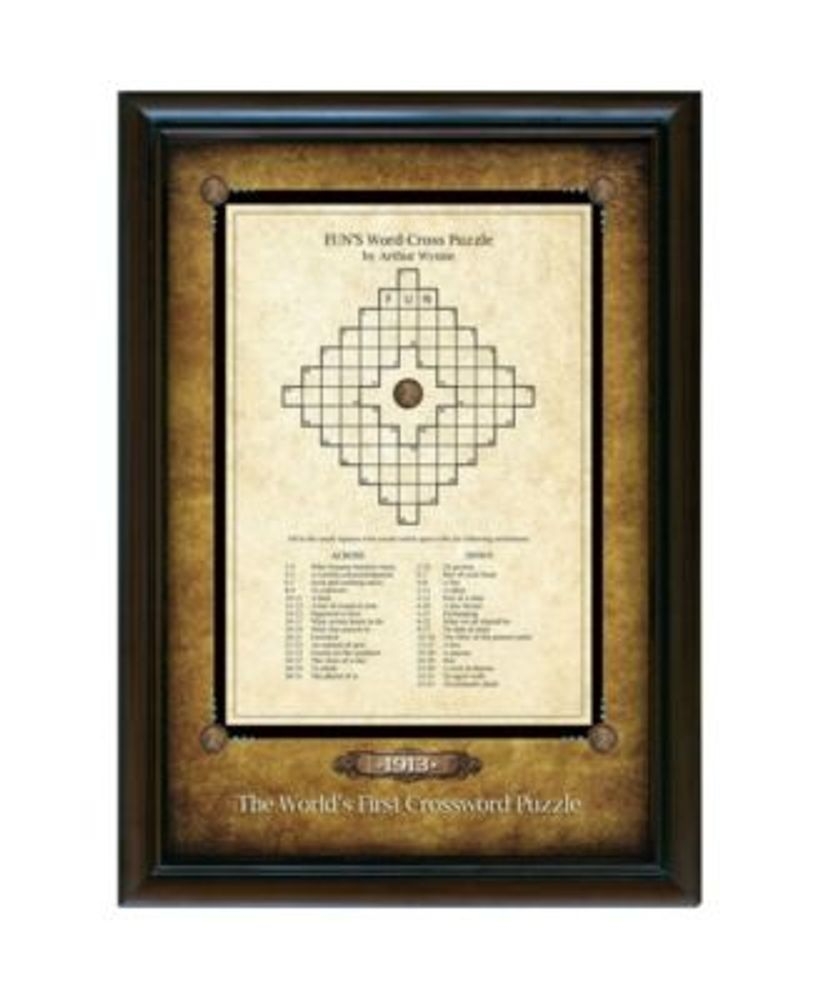 American Coin Treasures World 39 s First Crossword Puzzle Mall Of America 