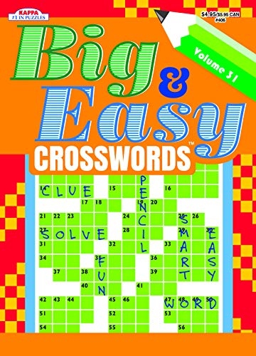 Big Easy Crosswords Puzzle Book KAPPA BOOKS