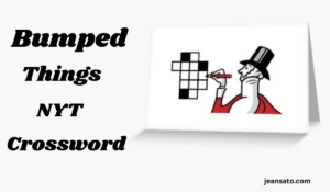 Bumped Things NYT Crossword Clue Explained