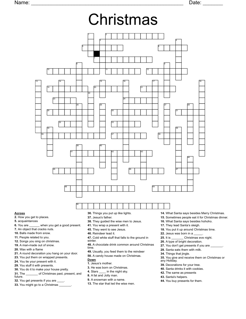 Christmas Puzzles WordMint