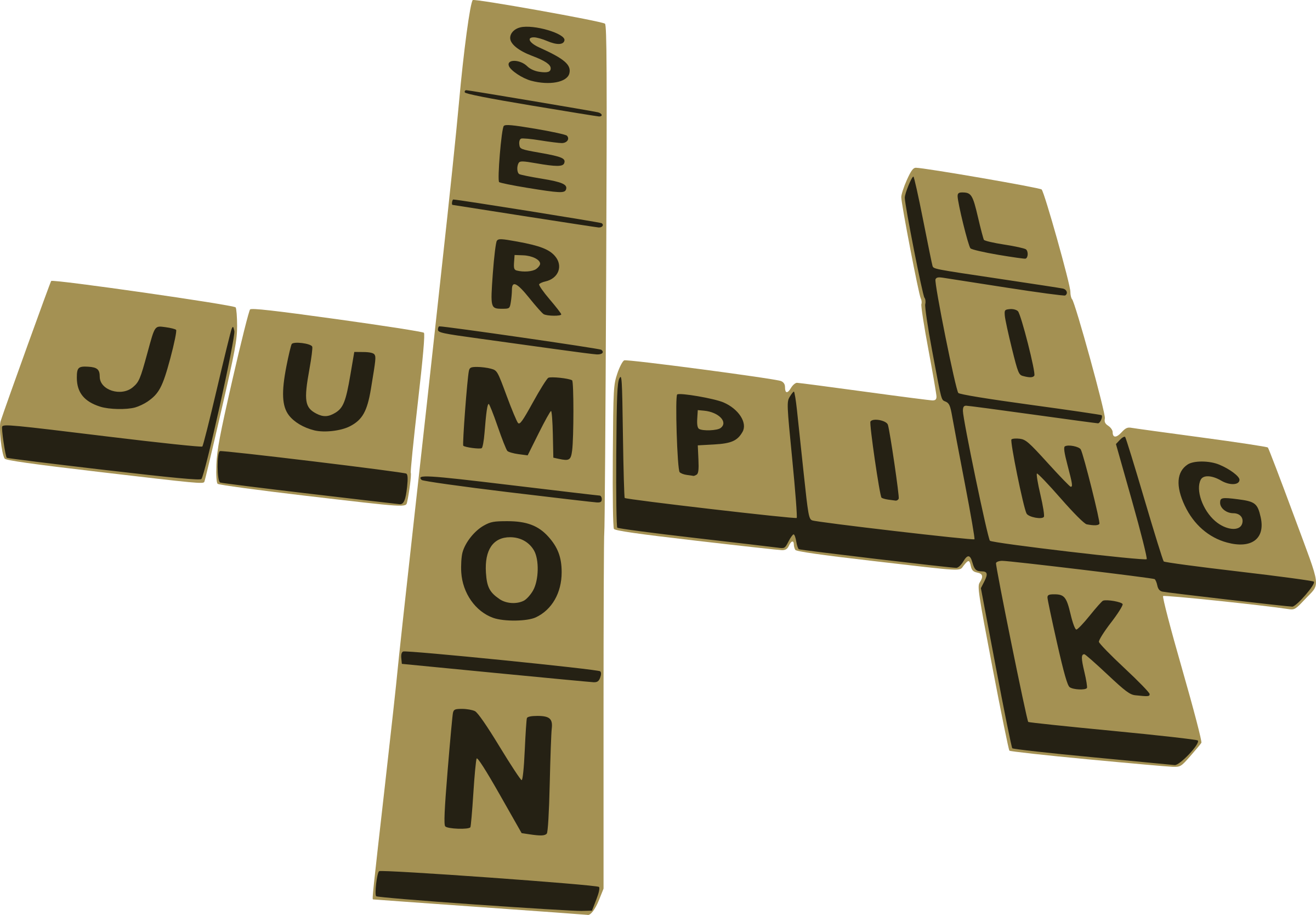 Clipart Crossword Letter Tiles