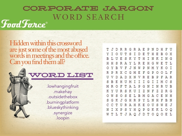 Corporate Jargon Crossword On Behance