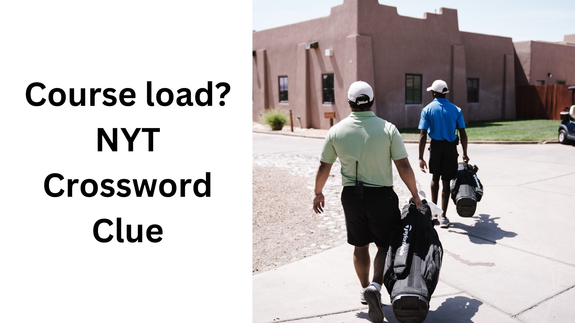 Course Load NYT Crossword Clue