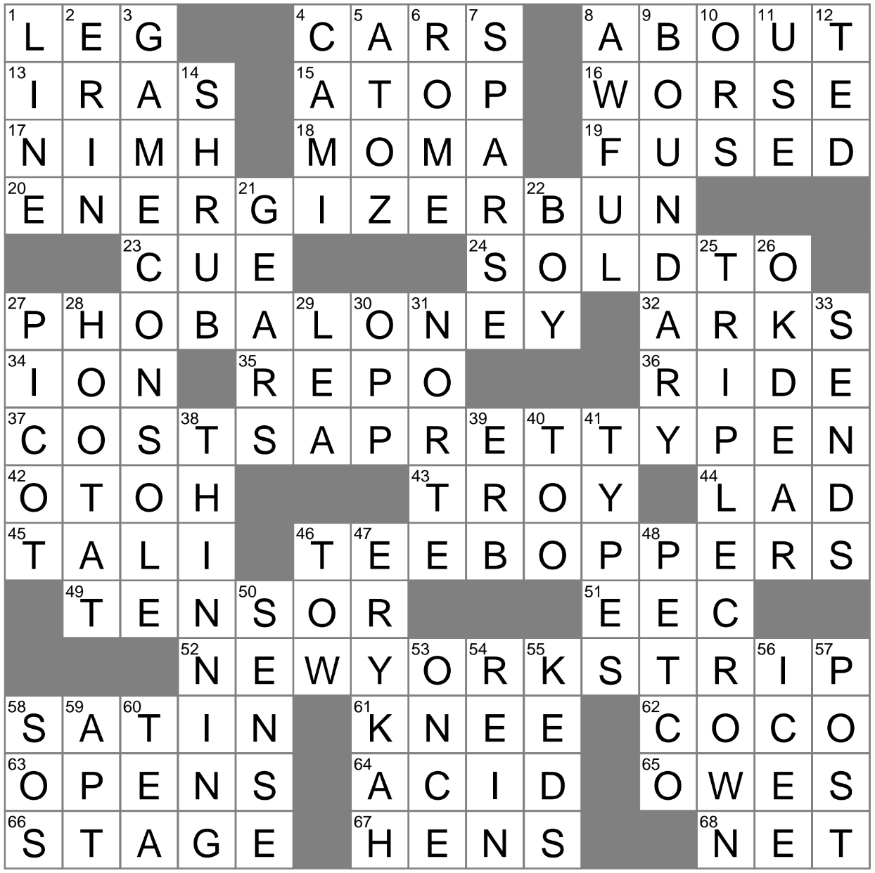Crochet Loop Crossword Clue Archives LAXCrossword