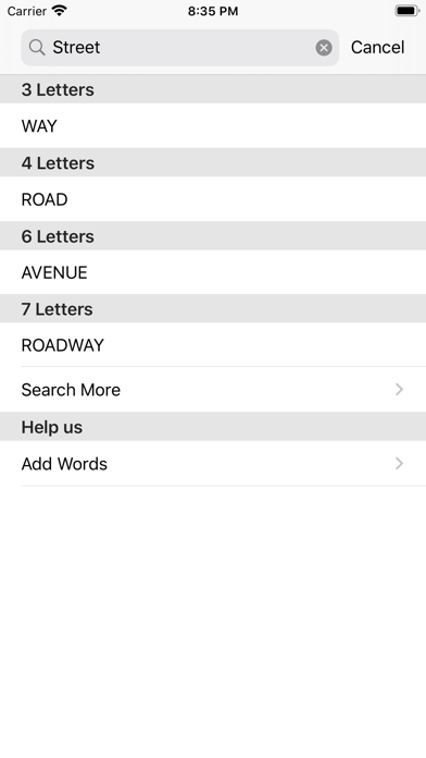Crossword Clue Solver IPhone App