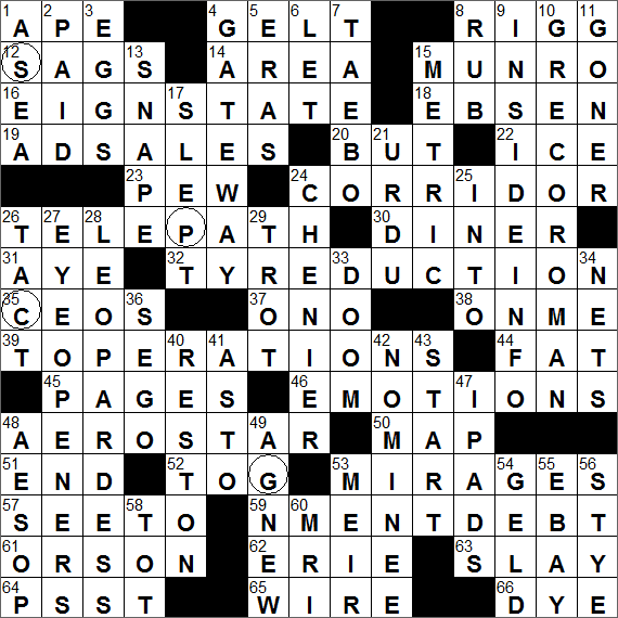 Crossword Clues For Beginning Of A Story