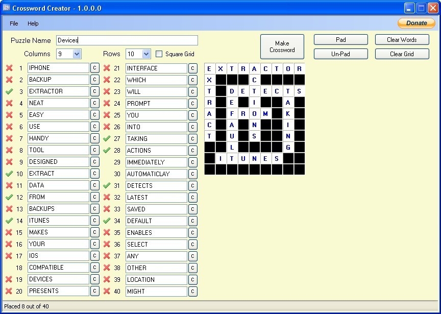 Crossword Creator Latest Version Get Best Windows Software