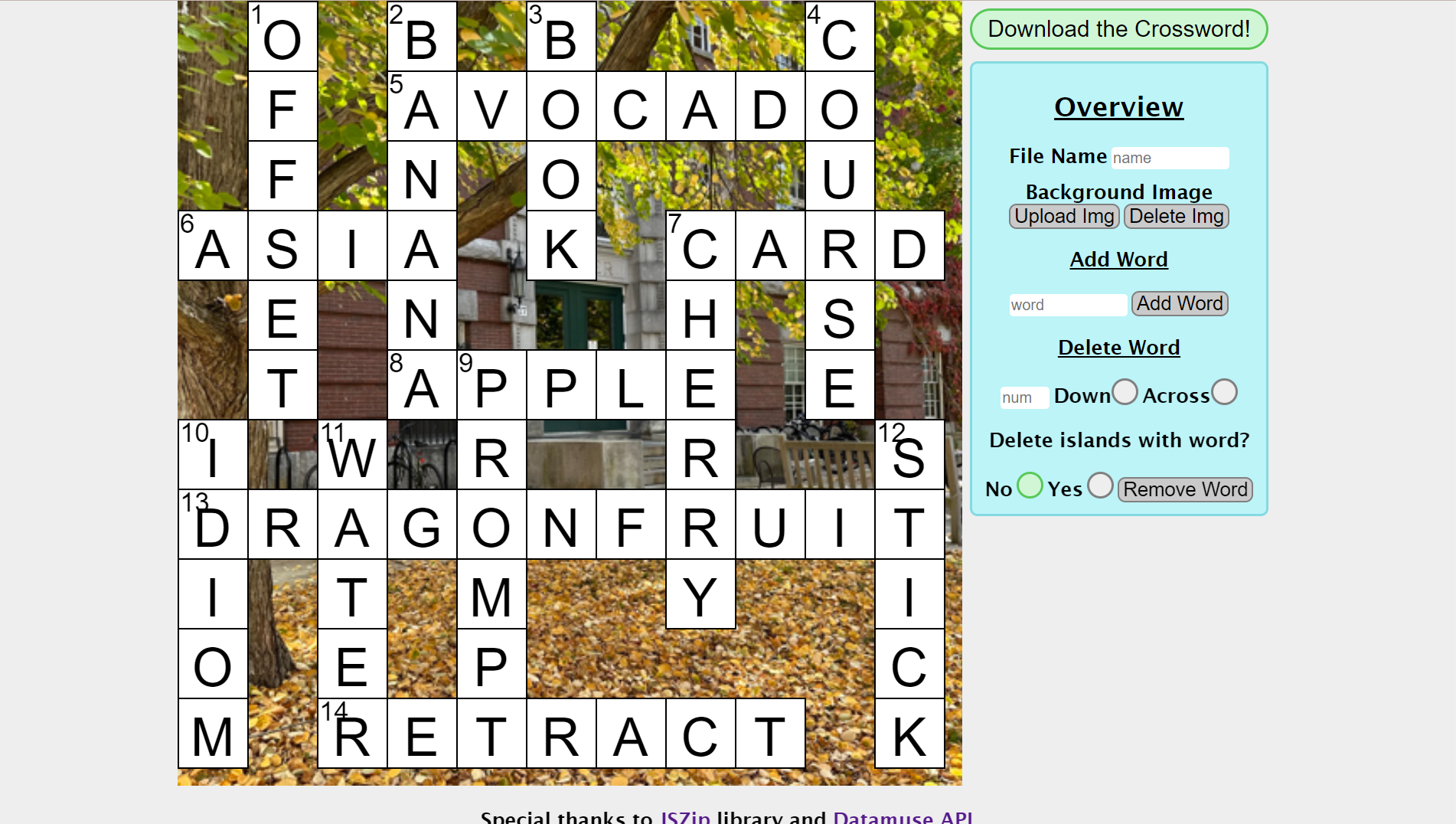Crossword Creator