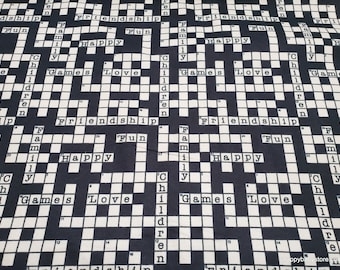 Crossword Fabric Cryptic Crossword By Aussienisi Crossword Puzzle Games 