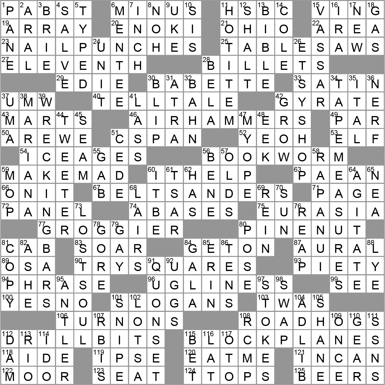 Crossword Old Pc Screens