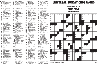 Crossword Puzzles Answers Sunday Gameairu Puzzlecaravandownload