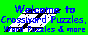 Crossword Puzzles Word Puzzles And More