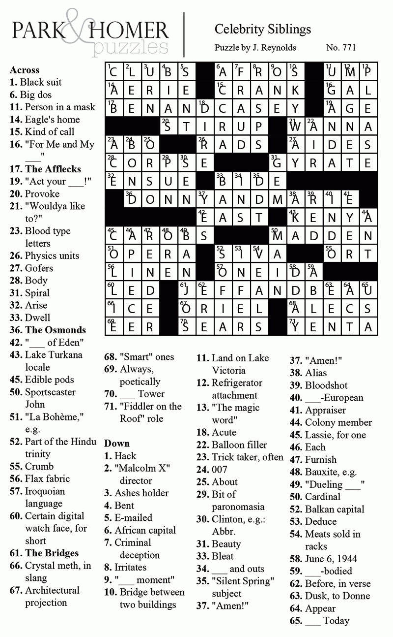 CROSSWORD The Austin Chronicle