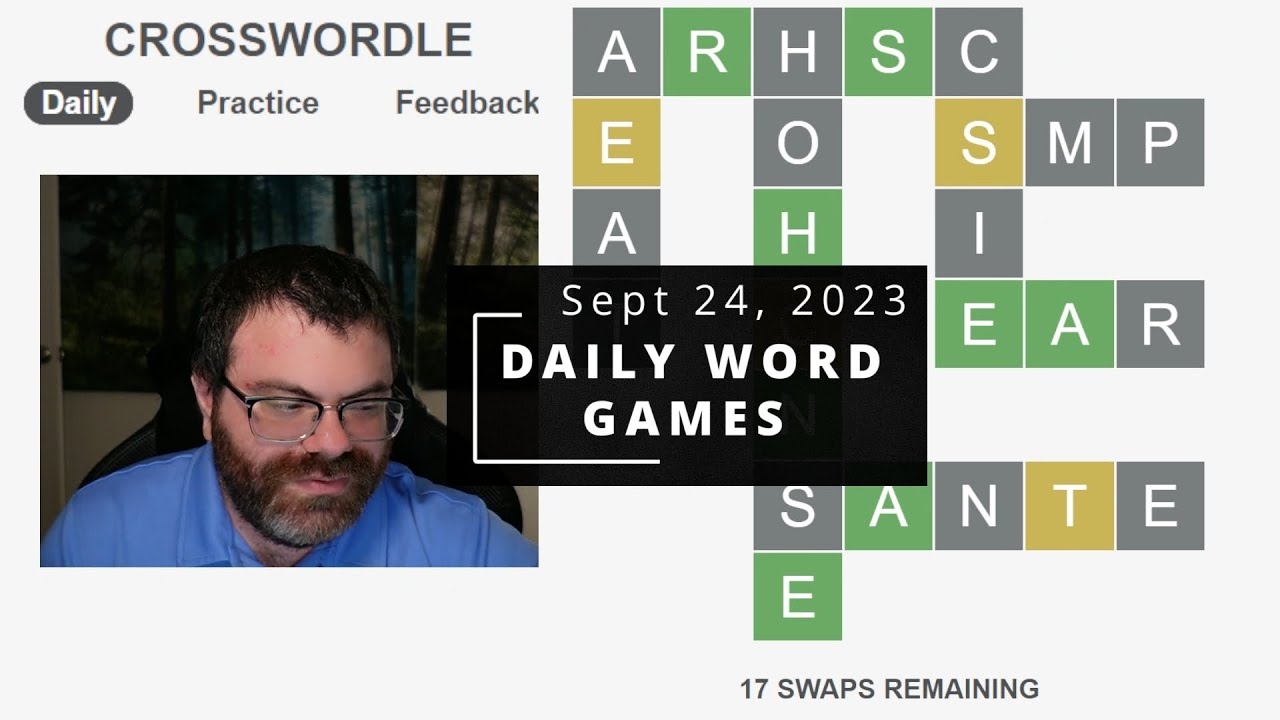 Crosswordle And Other Daily Games Sept 24 2023 YouTube