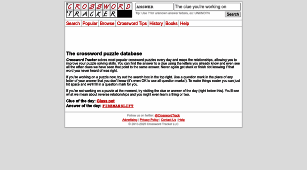 Crosswordtracker Crossword Puzzle Solver Cros Crossword 