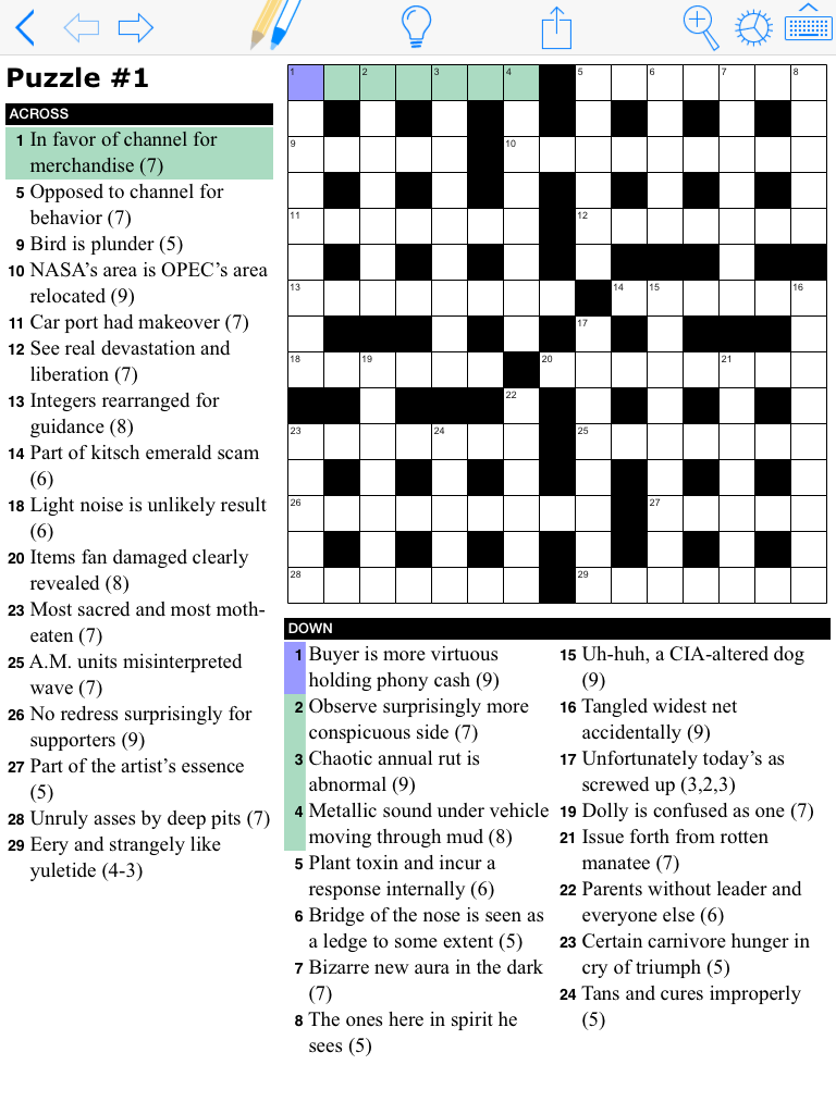 Cryptic Crosswords Book One