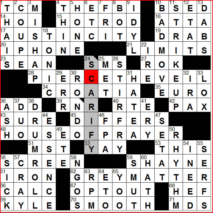 Diary Of A Crossword Fiend Thursday 11 26 09